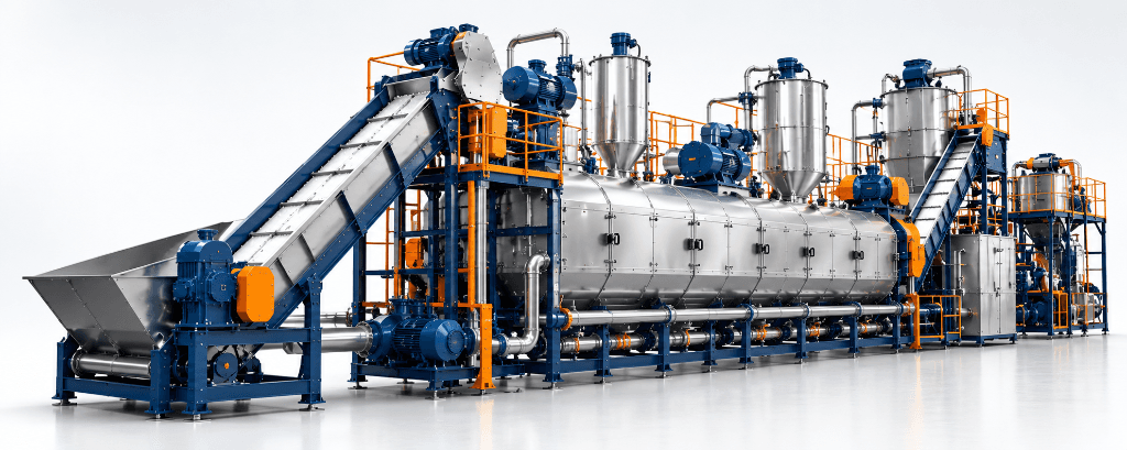 PET Bottle Recycling & Hot Washing Plant